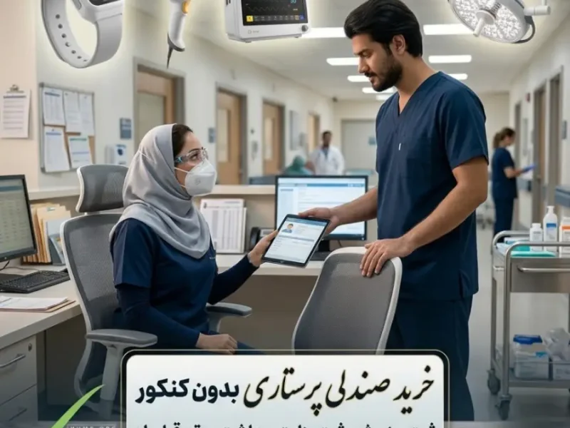 خرید صندلی پرستاری بدون کنکور + راهنمای جامع ثبت رسمی در سنجش و وزارت بهداشت